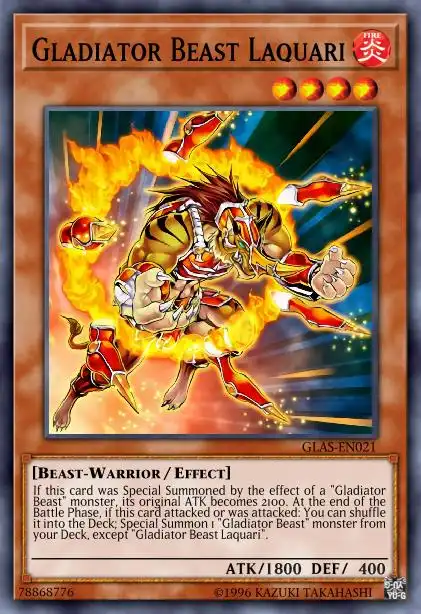 Edison Rulings for Gladiator Beast Laquari